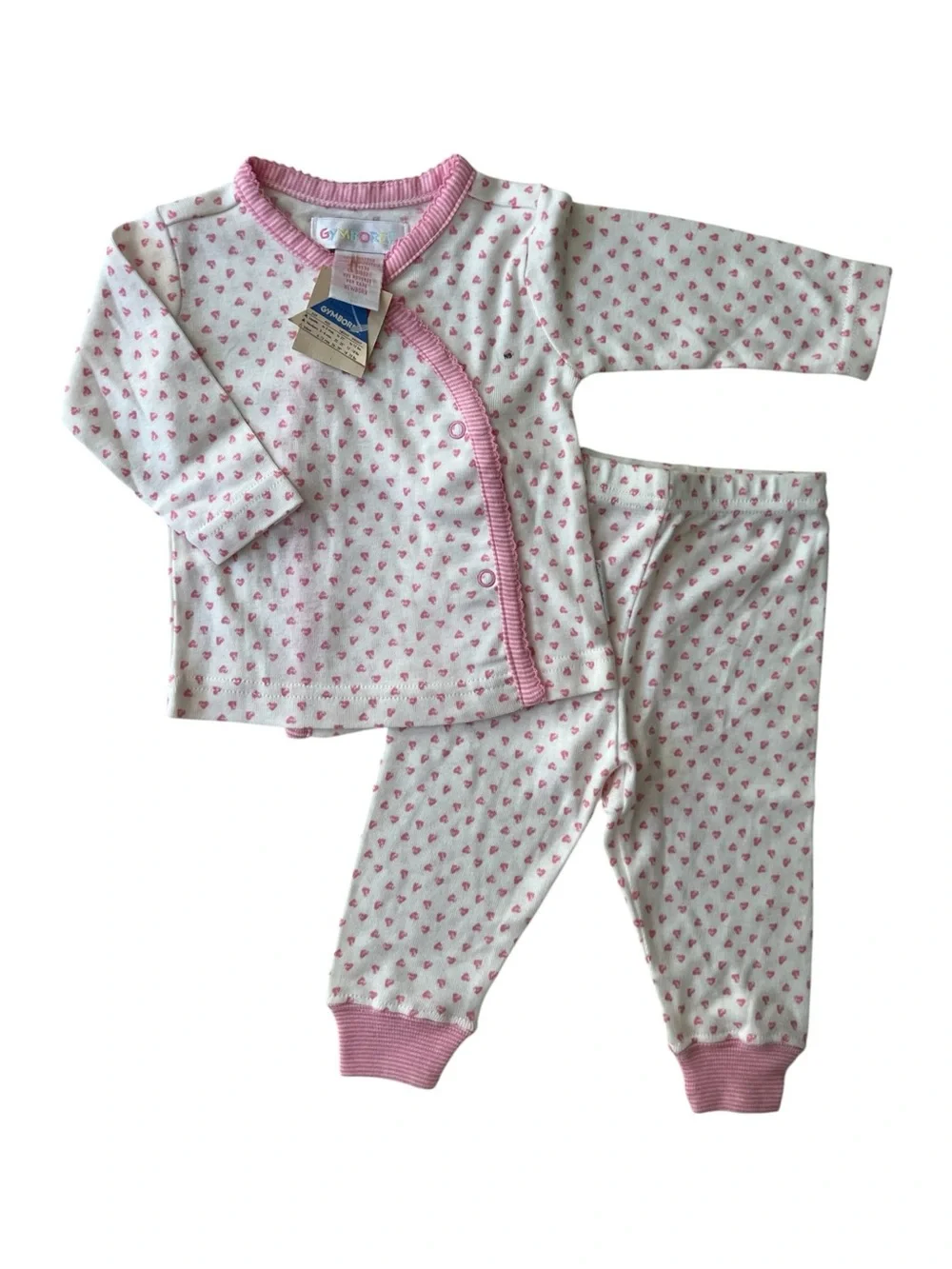 NWT Vintage 90s Gymboree Baby Girl Pajama Set